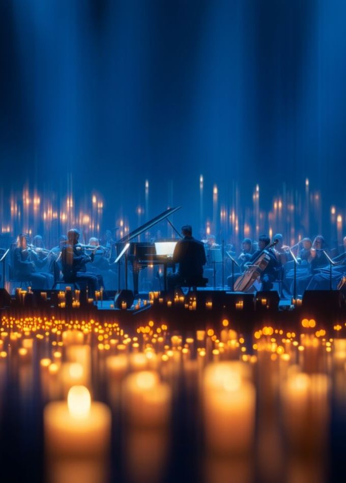 Оркестр CAGMO. Саундтреки Эйнауди. Двойной концерт при свечах